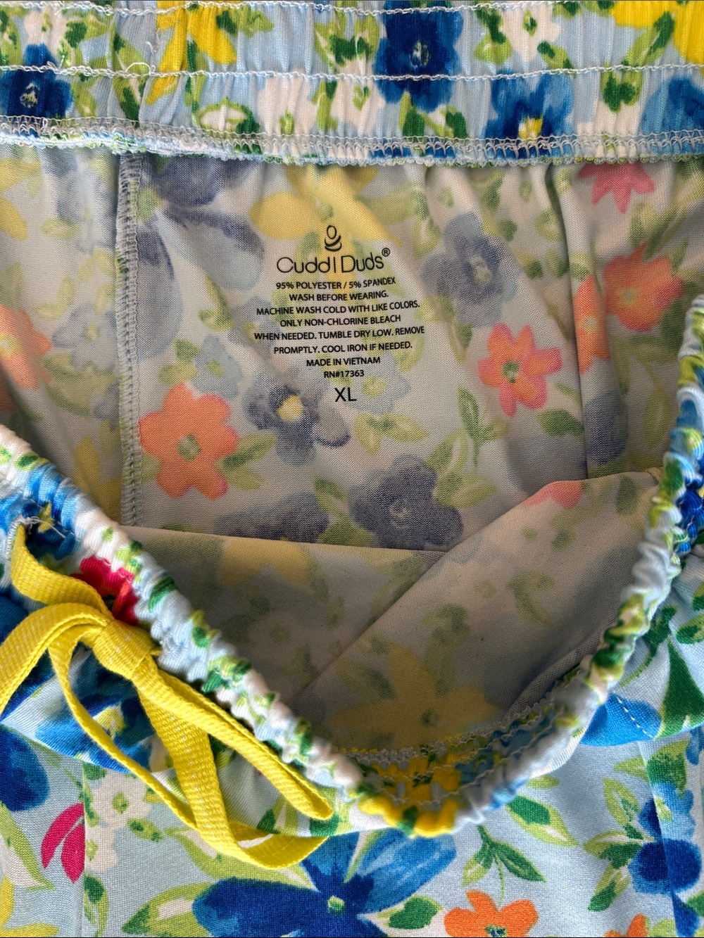 Cuddl Duds Capri pajama set with headband, XL, NWT - Picture 11 of 12